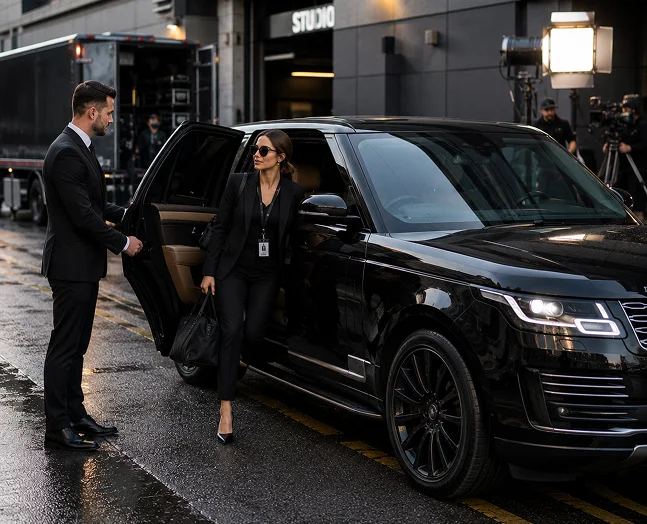 TV Production Chauffeur Service